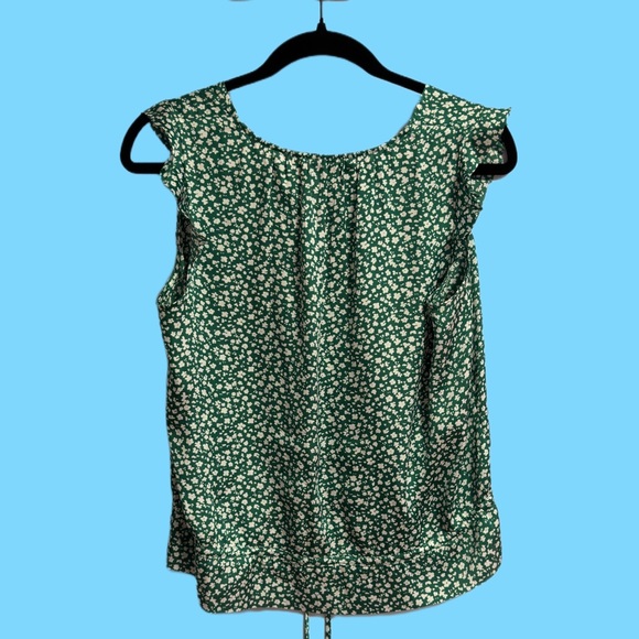 Green Ditzy Floral Tank - Picture 2 of 3